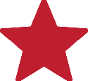 Red five-pointed star